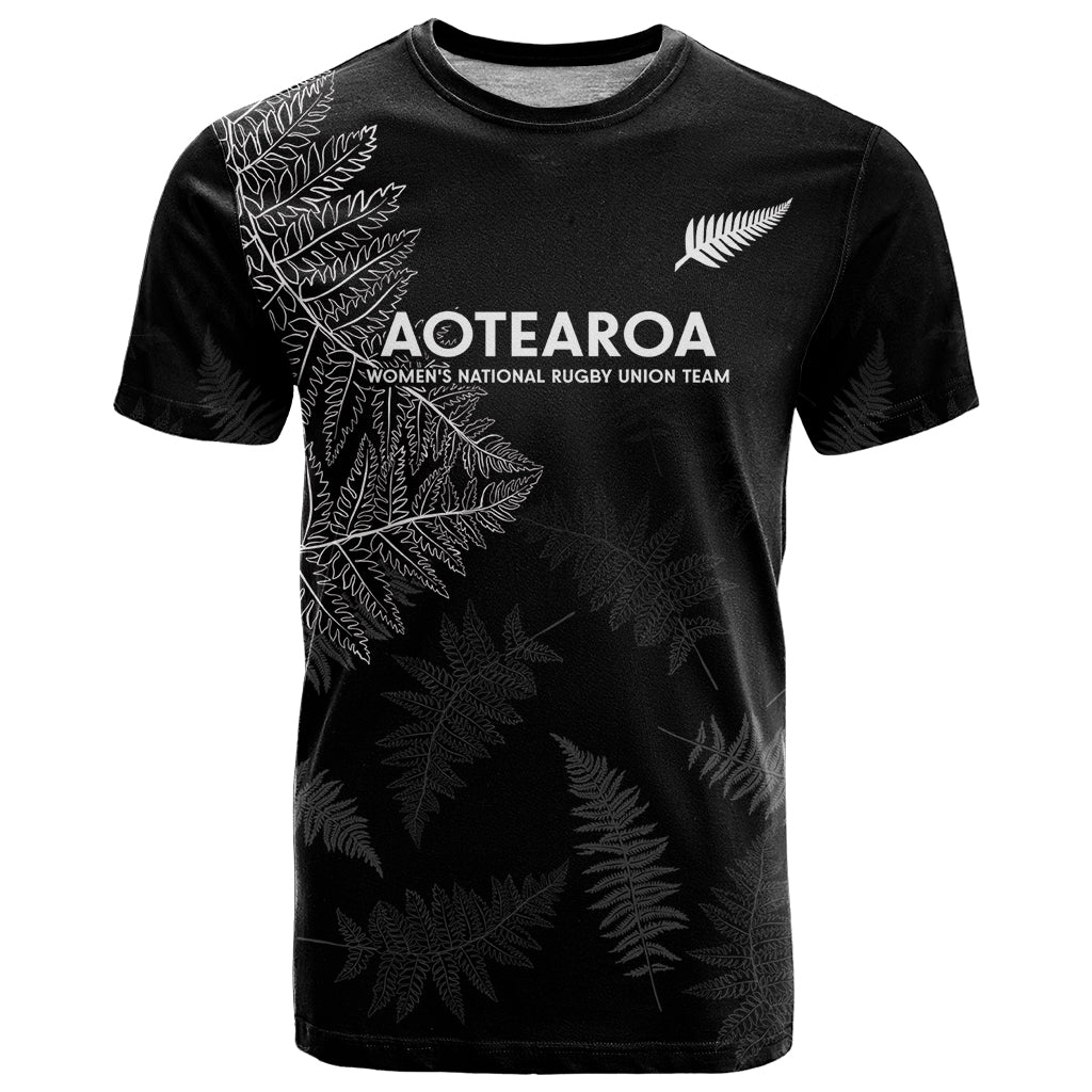 New Zealand Haka Rugby T Shirt 2024 Pacific Go Black Silver Fern LT14 Black - Polynesian Pride