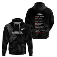 New Zealand Haka Rugby Zip Hoodie 2024 Pacific Go Black Silver Fern LT14 - Polynesian Pride