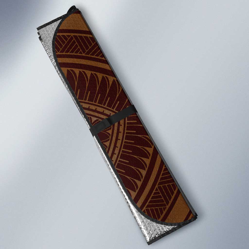 Personalised Polynesia Zodiac Capricorn Auto Sun Shade Galaxy Polynesian Pattern Chest Tattoo Style