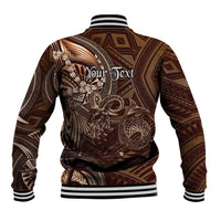Personalised Polynesia Zodiac Capricorn Baseball Jacket Galaxy Polynesian Pattern Chest Tattoo Style LT14 - Polynesian Pride