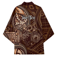 Personalised Polynesia Zodiac Capricorn Kimono Galaxy Polynesian Pattern Chest Tattoo Style