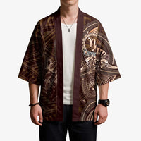 Personalised Polynesia Zodiac Capricorn Kimono Galaxy Polynesian Pattern Chest Tattoo Style