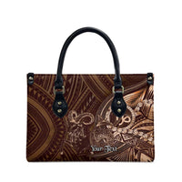 Personalised Polynesia Zodiac Capricorn Leather Bag Galaxy Polynesian Pattern Chest Tattoo Style