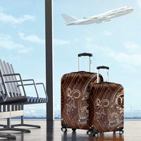 Personalised Polynesia Zodiac Capricorn Luggage Cover Galaxy Polynesian Pattern Chest Tattoo Style LT14 - Polynesian Pride