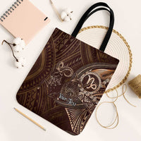 Personalised Polynesia Zodiac Capricorn Tote Bag Galaxy Polynesian Pattern Chest Tattoo Style