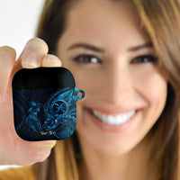Personalised Polynesia Zodiac Pisces AirPods Case Galaxy Polynesian Pattern Chest Tattoo Style