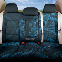 Personalised Polynesia Zodiac Pisces Back Car Seat Cover Galaxy Polynesian Pattern Chest Tattoo Style