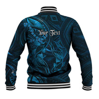 Personalised Polynesia Zodiac Pisces Baseball Jacket Galaxy Polynesian Pattern Chest Tattoo Style LT14 - Polynesian Pride