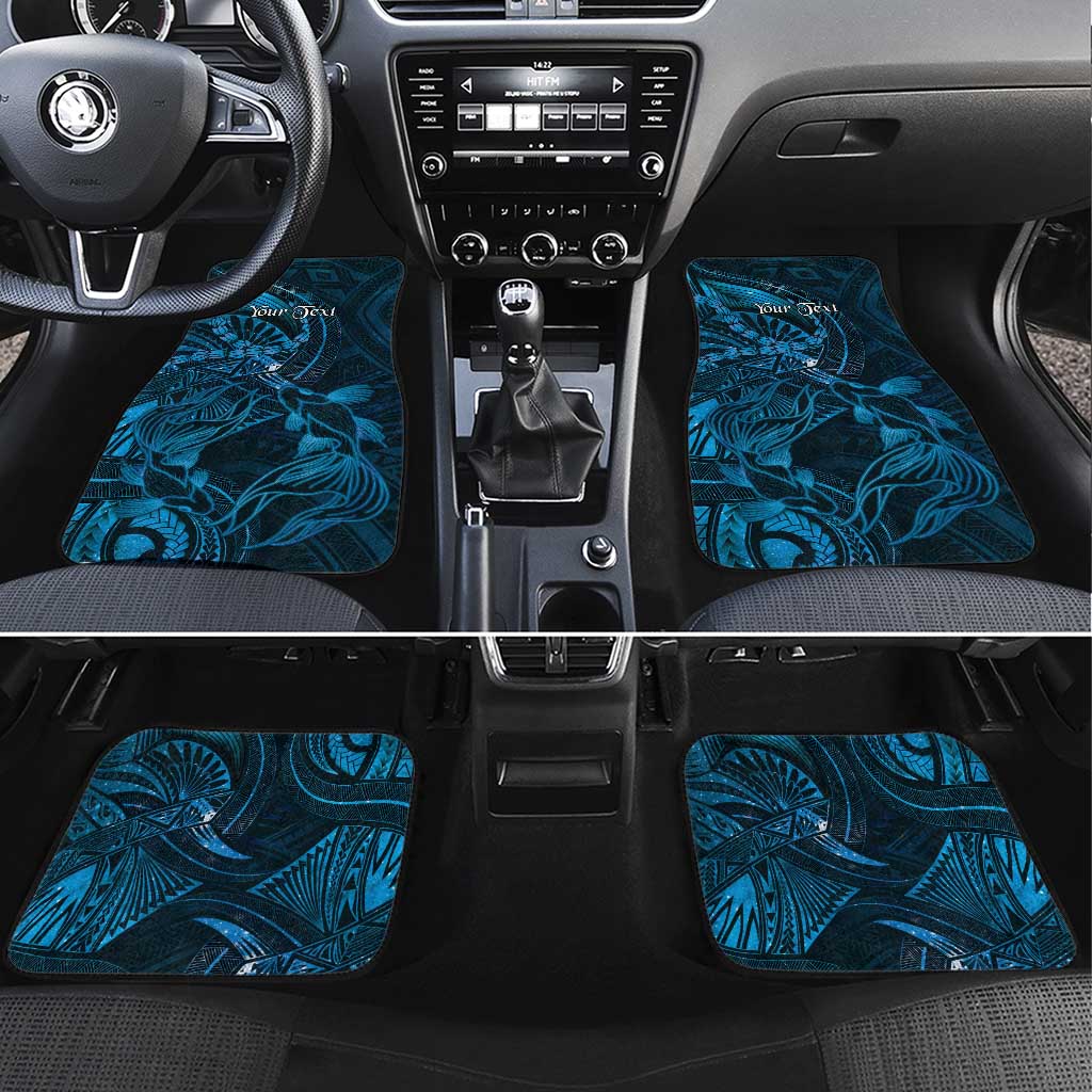Personalised Polynesia Zodiac Pisces Car Mats Galaxy Polynesian Pattern Chest Tattoo Style