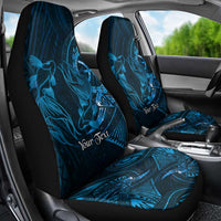 Personalised Polynesia Zodiac Pisces Car Seat Cover Galaxy Polynesian Pattern Chest Tattoo Style