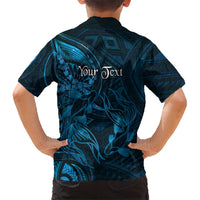 Personalised Polynesia Zodiac Pisces Family Matching Mermaid Dress and Hawaiian Shirt Galaxy Polynesian Pattern Chest Tattoo Style LT14 - Polynesian Pride