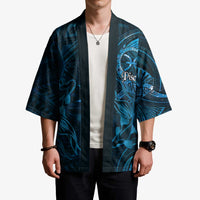 Personalised Polynesia Zodiac Pisces Kimono Galaxy Polynesian Pattern Chest Tattoo Style