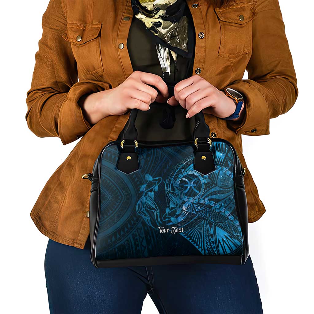 Personalised Polynesia Zodiac Pisces Shoulder Handbag Galaxy Polynesian Pattern Chest Tattoo Style LT14 - Polynesian Pride