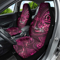 Personalised Polynesia Zodiac Libra Car Seat Cover Galaxy Polynesian Pattern Chest Tattoo Style LT14 - Polynesian Pride