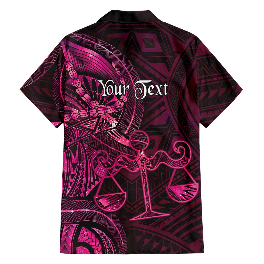 Personalised Polynesia Zodiac Libra Family Matching Tank Maxi Dress and Hawaiian Shirt Galaxy Polynesian Pattern Chest Tattoo Style LT14 - Polynesian Pride