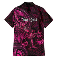 Personalised Polynesia Zodiac Libra Hawaiian Shirt Galaxy Polynesian Pattern Chest Tattoo Style LT14 - Polynesian Pride