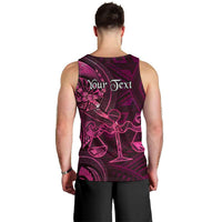 Personalised Polynesia Zodiac Libra Men Tank Top Galaxy Polynesian Pattern Chest Tattoo Style LT14 - Polynesian Pride