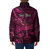 Personalised Polynesia Zodiac Libra Padded Jacket Galaxy Polynesian Pattern Chest Tattoo Style LT14 - Polynesian Pride