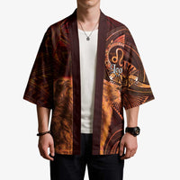 Personalised Polynesia Zodiac Leo Kimono Galaxy Polynesian Pattern Chest Tattoo Style