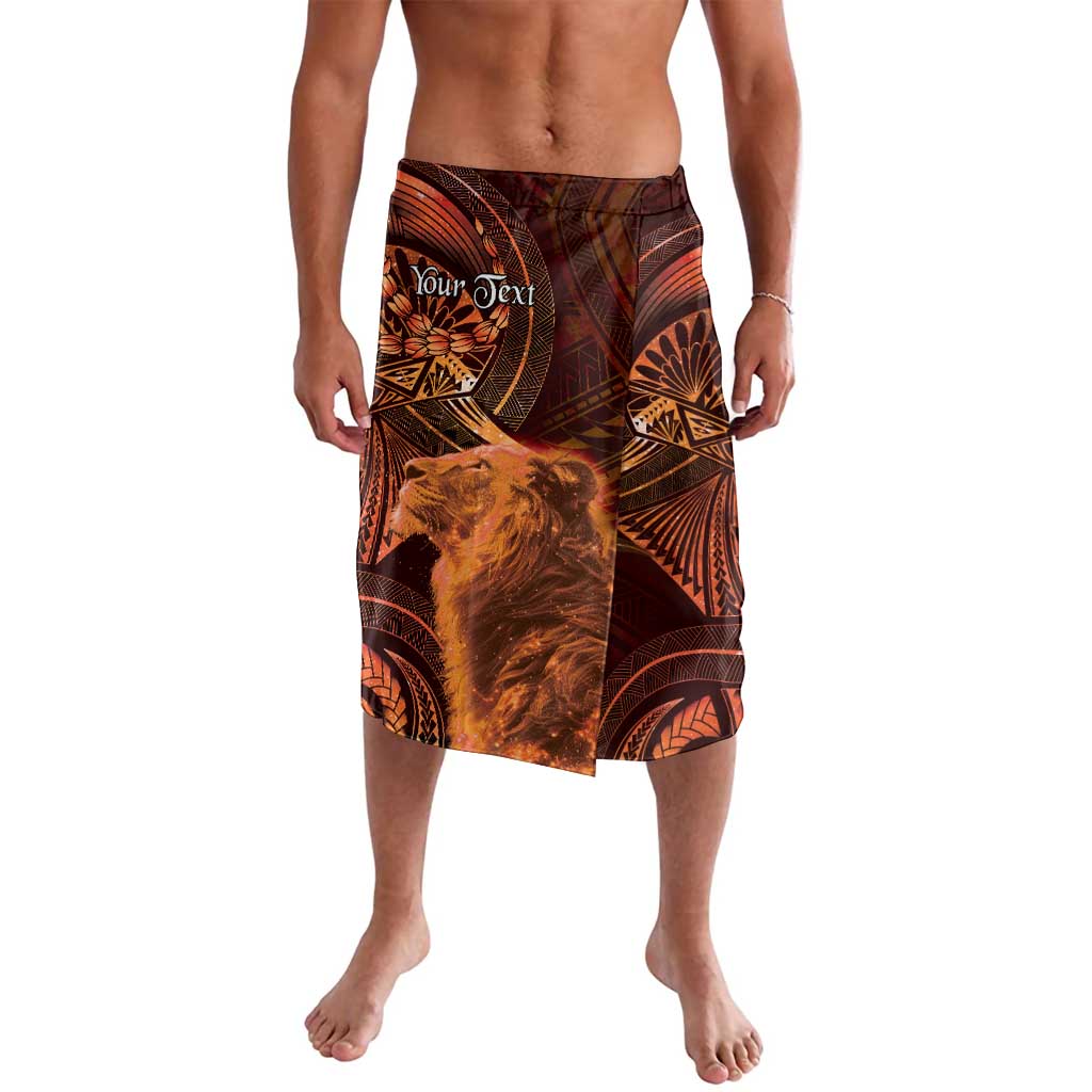 Personalised Polynesia Zodiac Leo Lavalava Galaxy Polynesian Pattern Chest Tattoo Style LT14 Orange - Polynesian Pride