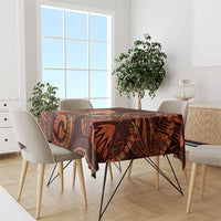 Personalised Polynesia Zodiac Leo Tablecloth Galaxy Polynesian Pattern Chest Tattoo Style