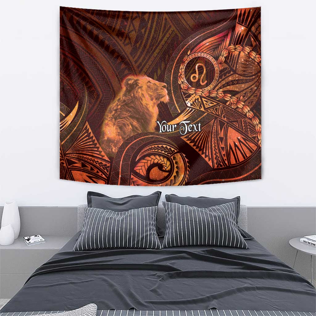 Personalised Polynesia Zodiac Leo Tapestry Galaxy Polynesian Pattern Chest Tattoo Style LT14 - Polynesian Pride