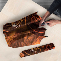 Personalised Polynesia Zodiac Leo Umbrella Galaxy Polynesian Pattern Chest Tattoo Style