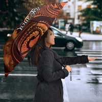 Personalised Polynesia Zodiac Leo Umbrella Galaxy Polynesian Pattern Chest Tattoo Style