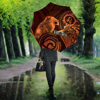 Personalised Polynesia Zodiac Leo Umbrella Galaxy Polynesian Pattern Chest Tattoo Style