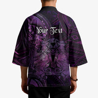 Personalised Polynesia Zodiac Virgo Kimono Galaxy Polynesian Pattern Chest Tattoo Style