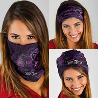 Personalised Polynesia Zodiac Virgo Neck Gaiter Galaxy Polynesian Pattern Chest Tattoo Style