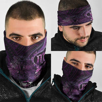 Personalised Polynesia Zodiac Virgo Neck Gaiter Galaxy Polynesian Pattern Chest Tattoo Style
