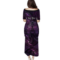 Personalised Polynesia Zodiac Virgo Puletasi Galaxy Polynesian Pattern Chest Tattoo Style