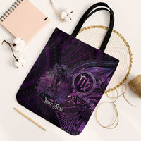Personalised Polynesia Zodiac Virgo Tote Bag Galaxy Polynesian Pattern Chest Tattoo Style