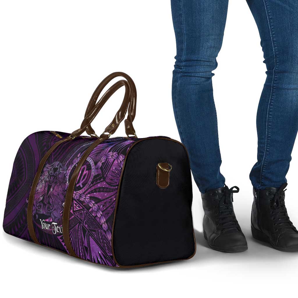 Personalised Polynesia Zodiac Virgo Travel Bag Galaxy Polynesian Pattern Chest Tattoo Style LT14 - Polynesian Pride
