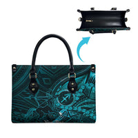 Personalised Polynesia Zodiac Sagittarius Leather Bag Galaxy Polynesian Pattern Chest Tattoo Style