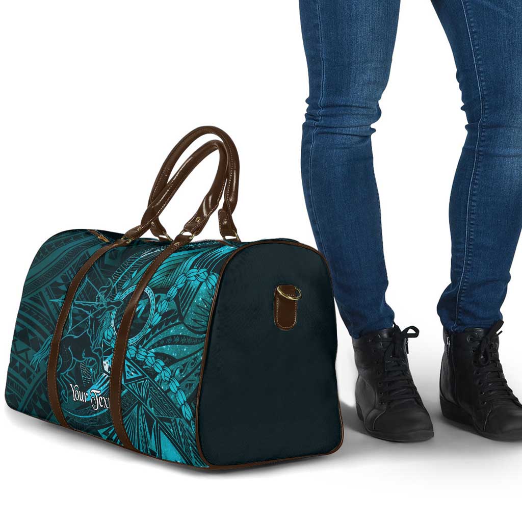 Personalised Polynesia Zodiac Sagittarius Travel Bag Galaxy Polynesian Pattern Chest Tattoo Style