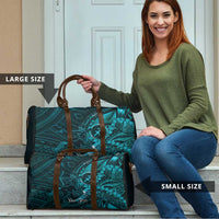 Personalised Polynesia Zodiac Sagittarius Travel Bag Galaxy Polynesian Pattern Chest Tattoo Style