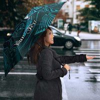 Personalised Polynesia Zodiac Sagittarius Umbrella Galaxy Polynesian Pattern Chest Tattoo Style