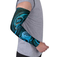 Personalised Polynesia Zodiac Aquarius Arm Sleeves Galaxy Polynesian Pattern Chest Tattoo Style