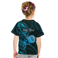 Personalised Polynesia Zodiac Aquarius Kid T Shirt Galaxy Polynesian Pattern Chest Tattoo Style LT14 - Polynesian Pride