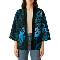 Personalised Polynesia Zodiac Aquarius Kimono Galaxy Polynesian Pattern Chest Tattoo Style