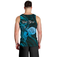 Personalised Polynesia Zodiac Aquarius Men Tank Top Galaxy Polynesian Pattern Chest Tattoo Style LT14 - Polynesian Pride