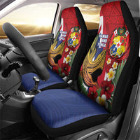 Hawaii And Tonga Car Seat Cover Shark Tattoo With Tongan Coat Of Arms
