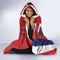 Hawaii And Tonga Hooded Blanket Shark Tattoo With Tongan Coat Of Arms