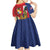 Hawaii And Tonga Kid Short Sleeve Dress Shark Tattoo With Tongan Coat Of Arms