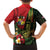Hawaii And Tonga Family Matching Summer Maxi Dress and Hawaiian Shirt King Kamehameha Tribal Ngatu Pattern