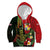 Hawaii And Tonga Kid Hoodie King Kamehameha Tribal Ngatu Pattern
