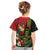 Hawaii And Tonga Kid T Shirt King Kamehameha Tribal Ngatu Pattern
