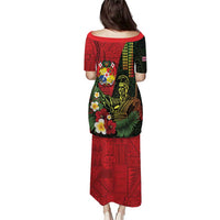 Hawaii And Tonga Puletasi King Kamehameha Tribal Ngatu Pattern